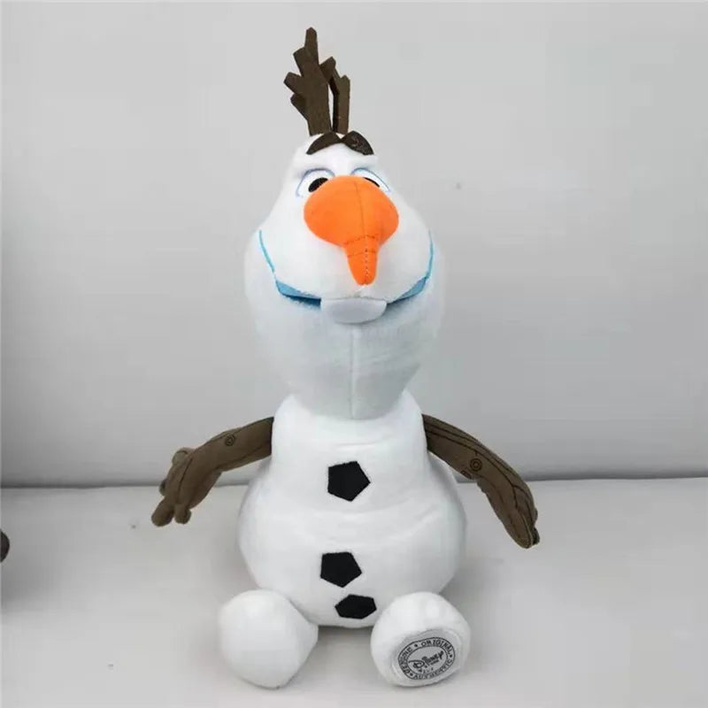 Olaf Plush Toy Cute Snowman Cartoon Plush Puppe Prinzessin Elsa Anna Plush Spielzeug Geschenk für Kinder