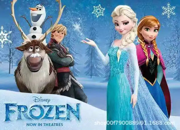 Olaf Plush Toy Cute Snowman Cartoon Plush Puppe Prinzessin Elsa Anna Plush Spielzeug Geschenk für Kinder