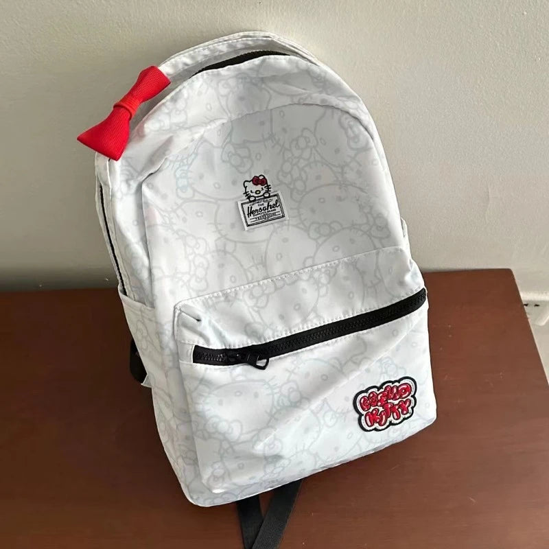 Hello Kitty Cartoon Rucksack Sanrio Neue Animation niedliche Schüler Schultasche Outdoor-Reise Lagerung große Kapazität Rucksack Geschenk