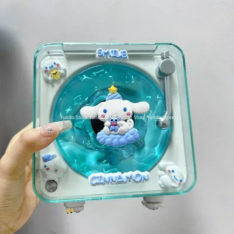 Hello Kitty DIY Retro White Noise Bluetooth Lautsprecher Kawaii Tragbare Retro Schlafhilfe Bluetooth Lautsprecher mit RGB Light Girl Geschenk