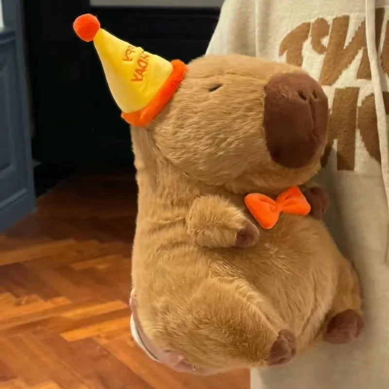 Capybara Plush Puppe niedlich Capibara Anime Fluffty Toy Kawaii Plushie Happy Birthday