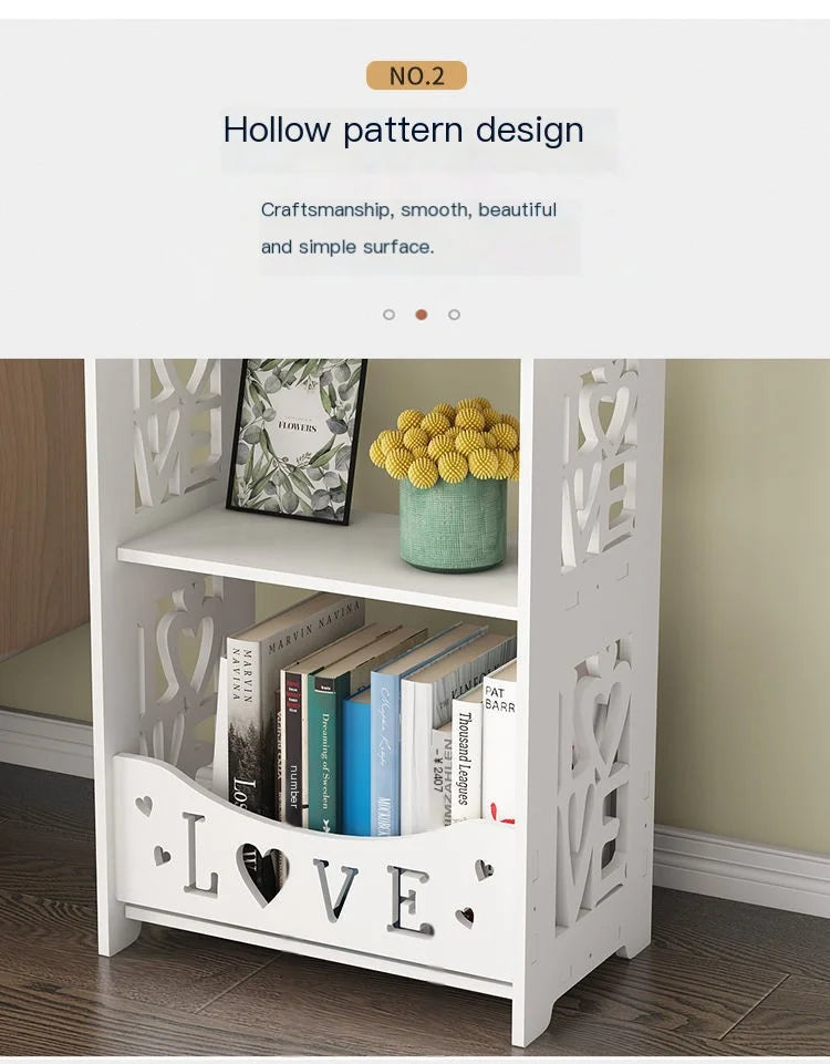 Bedside table bedroom nightstand modern households bedroom storage bedside rack