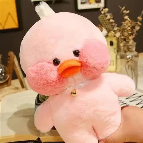 30cm Pato Plush Lalafanfan Fan Duck Cute Gefüllte Spielzeuge Gelbe Ente Hug Flifan Ente Kawaii Plushes Tier Plüschtiere Kissen Weichspielzeug