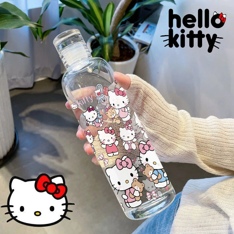 Hello Kitty High Capacity Wasserflasche Mode Sportflasche Tragbare Reiseflaschen Outdoor Fitness Sport Trinkflasche Kind