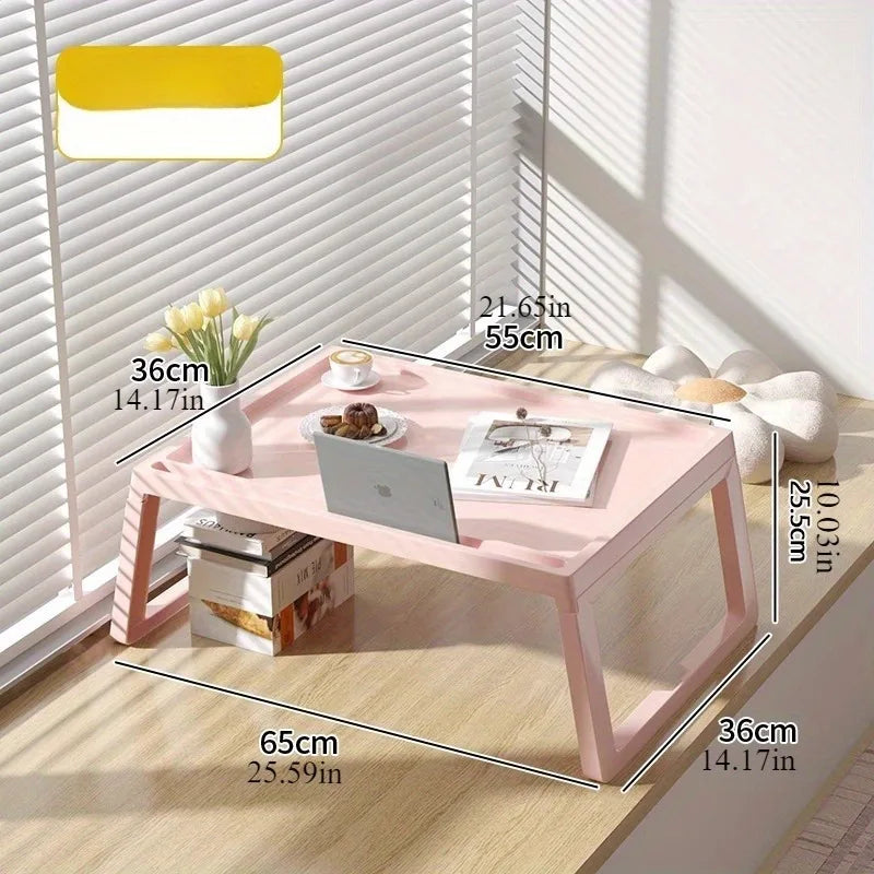 Bett Kleiner Tisch Faltbarer Tisch Schlafzimmer Erkerfenster Notebook Computer Tisch Haushalt Schreibtisch Unfaltbarer Arbeitstisch