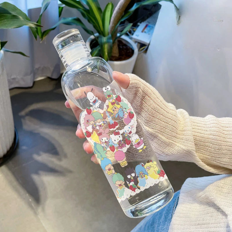 Hello Kitty High Capacity Wasserflasche Mode Sportflasche Tragbare Reiseflaschen Outdoor Fitness Sport Trinkflasche Kind