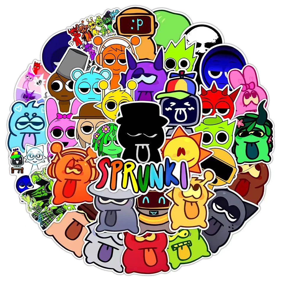 Neues Sprunki Plush Horror Spiel Spielzeug Cartoon Niedliche Soft Stuffed Kissen für Kinder Geburtstag Weihnachtsgeschenk gefüllt Kinder Puppen
