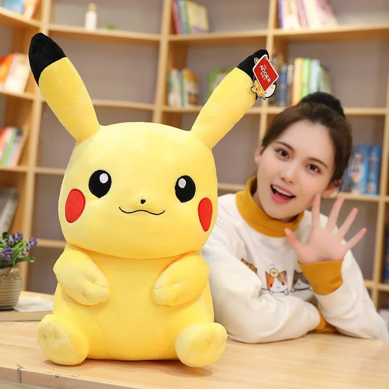 Pokemon Kawaii Pikachu Cute Gefüllte Spielzeuge Cartoon Plüsch Puppen Anime werfen Kissen zum Geburtstag Weihnachtsgeschenk für Kinder Freunde Jungen