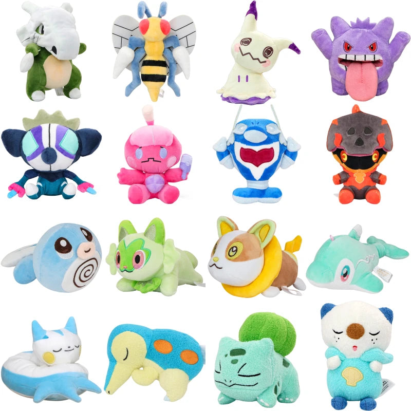 Pokemon Plüsch Spielzeug Cubone Palafin Tinkatink Grafai Beedrill Charcadet Gengar Duskull Soft Plüschtiere Peluche Puppen Geburtstagsgeschenk