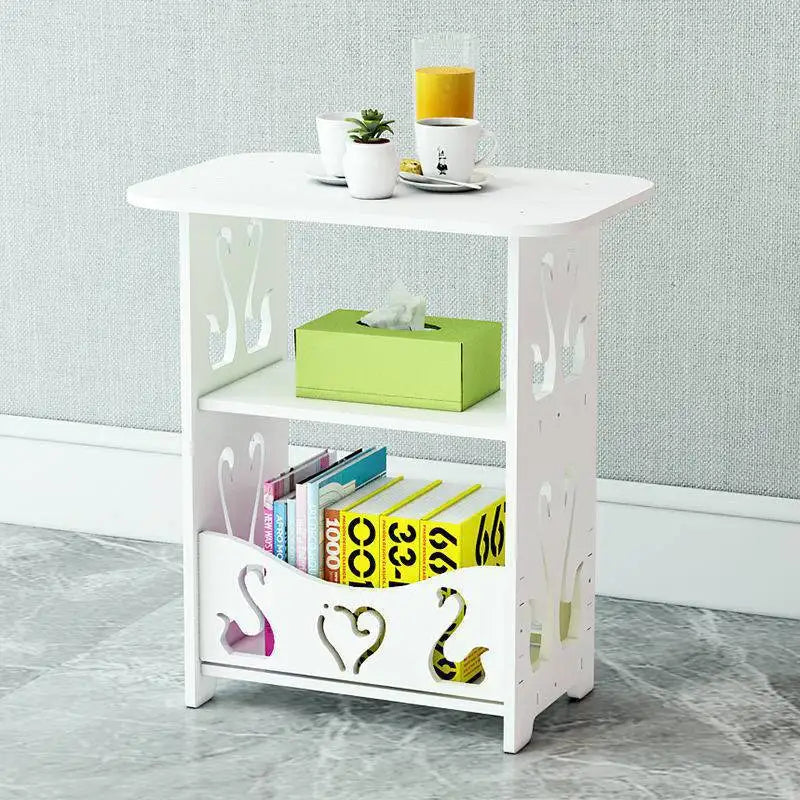 Bedside table bedroom nightstand modern households bedroom storage bedside rack
