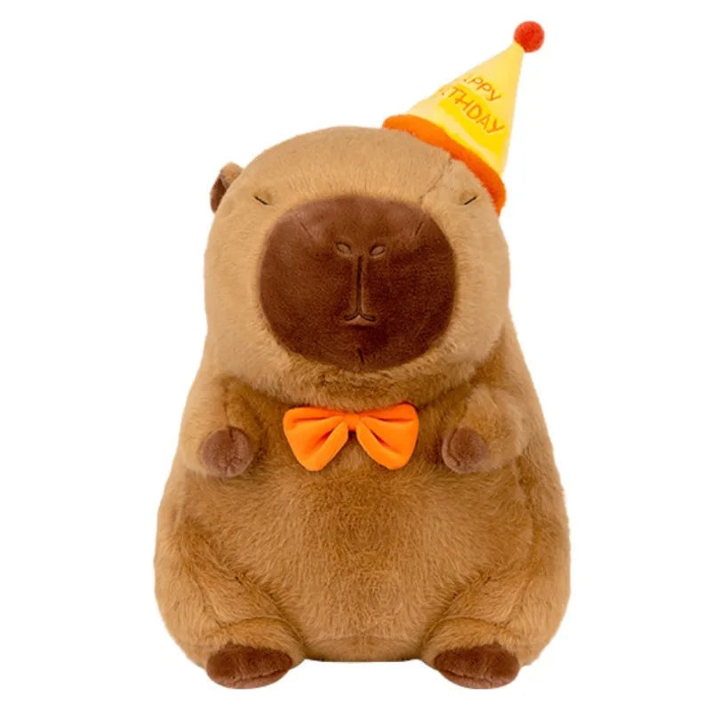 Capybara Plush Puppe niedlich Capibara Anime Fluffty Toy Kawaii Plushie Happy Birthday