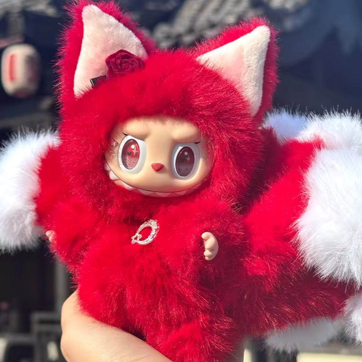 Custom Labubu 17cm Ninetails Sonderanfertigung Sammlerstück