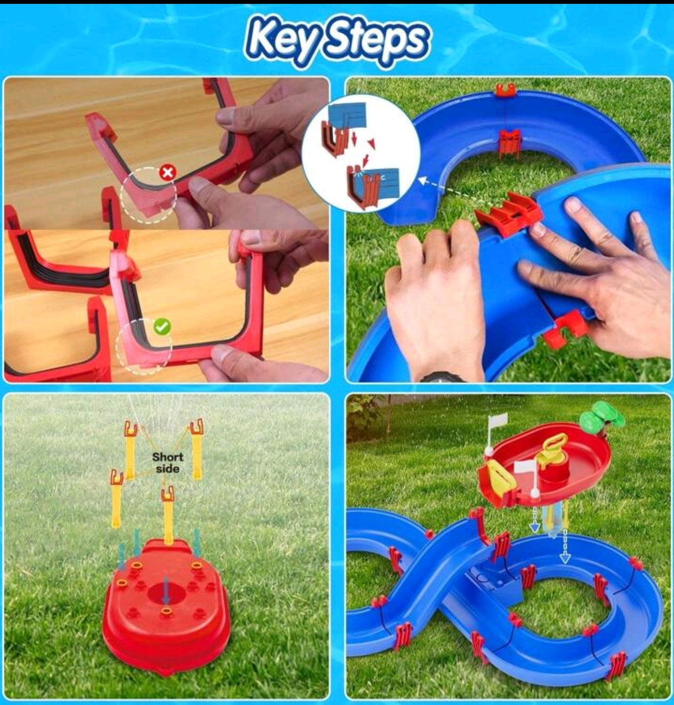 Kinder Wassertisch Wasserbahn Outdoorspielzeug