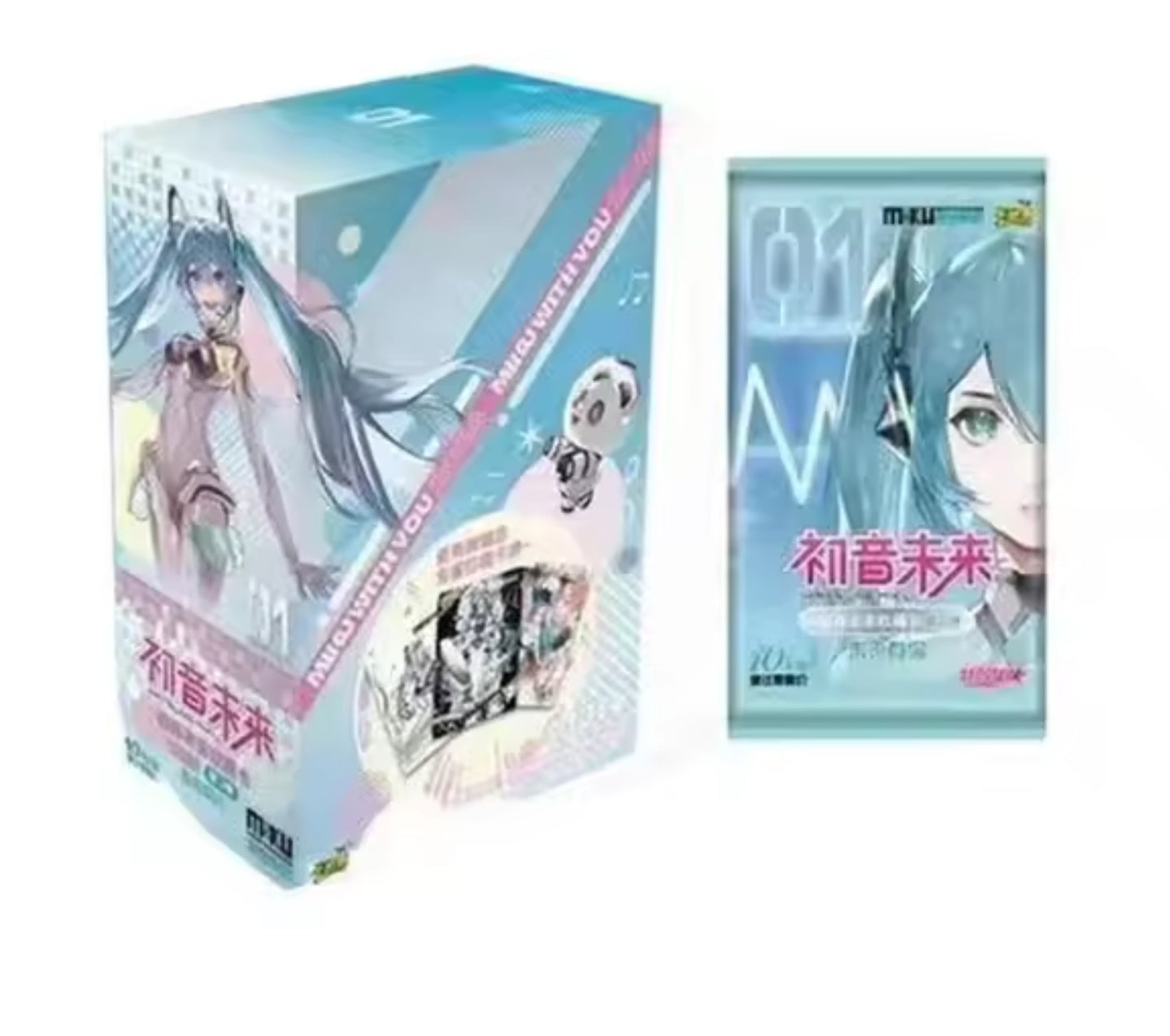 Bandai Kayou Original Hatsune Miku Sammelkarten 1 Display 18 Boosterpacks