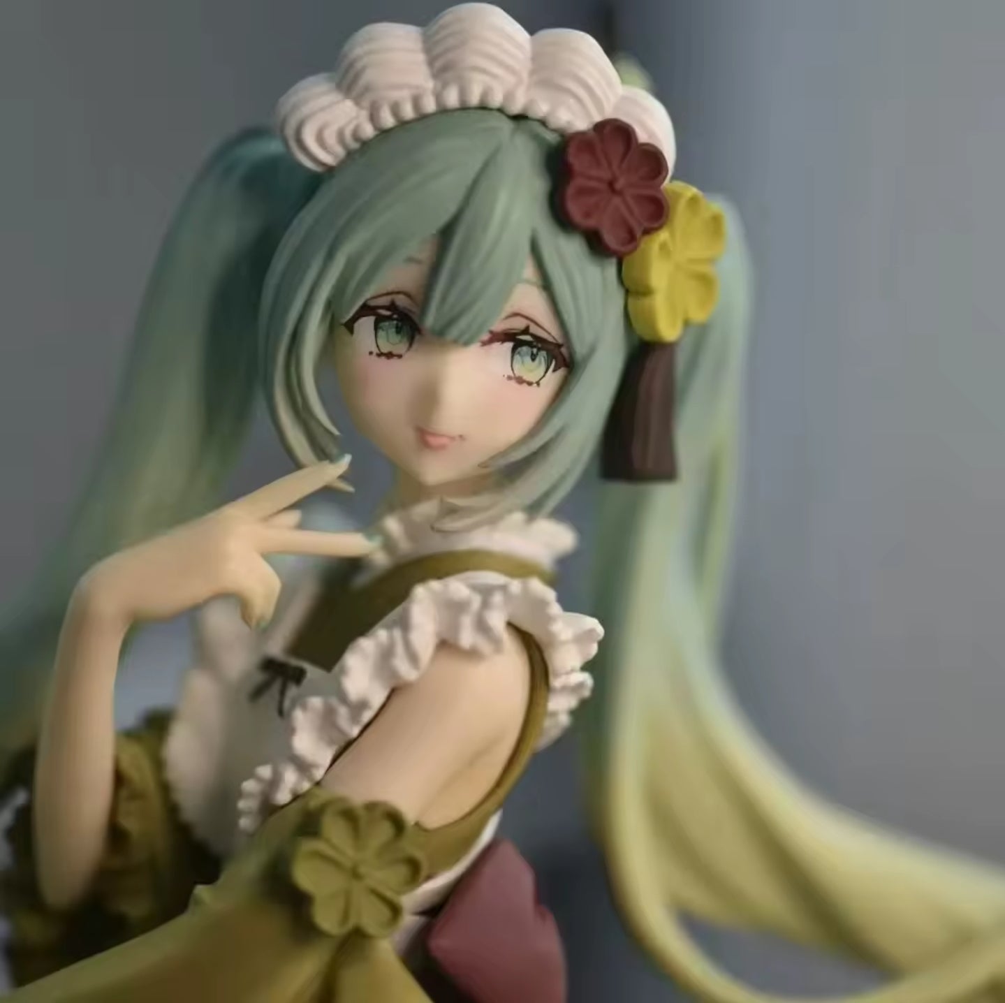 20cm Hatsune Miku PVC Sammelfigur Anime Modell Matcha