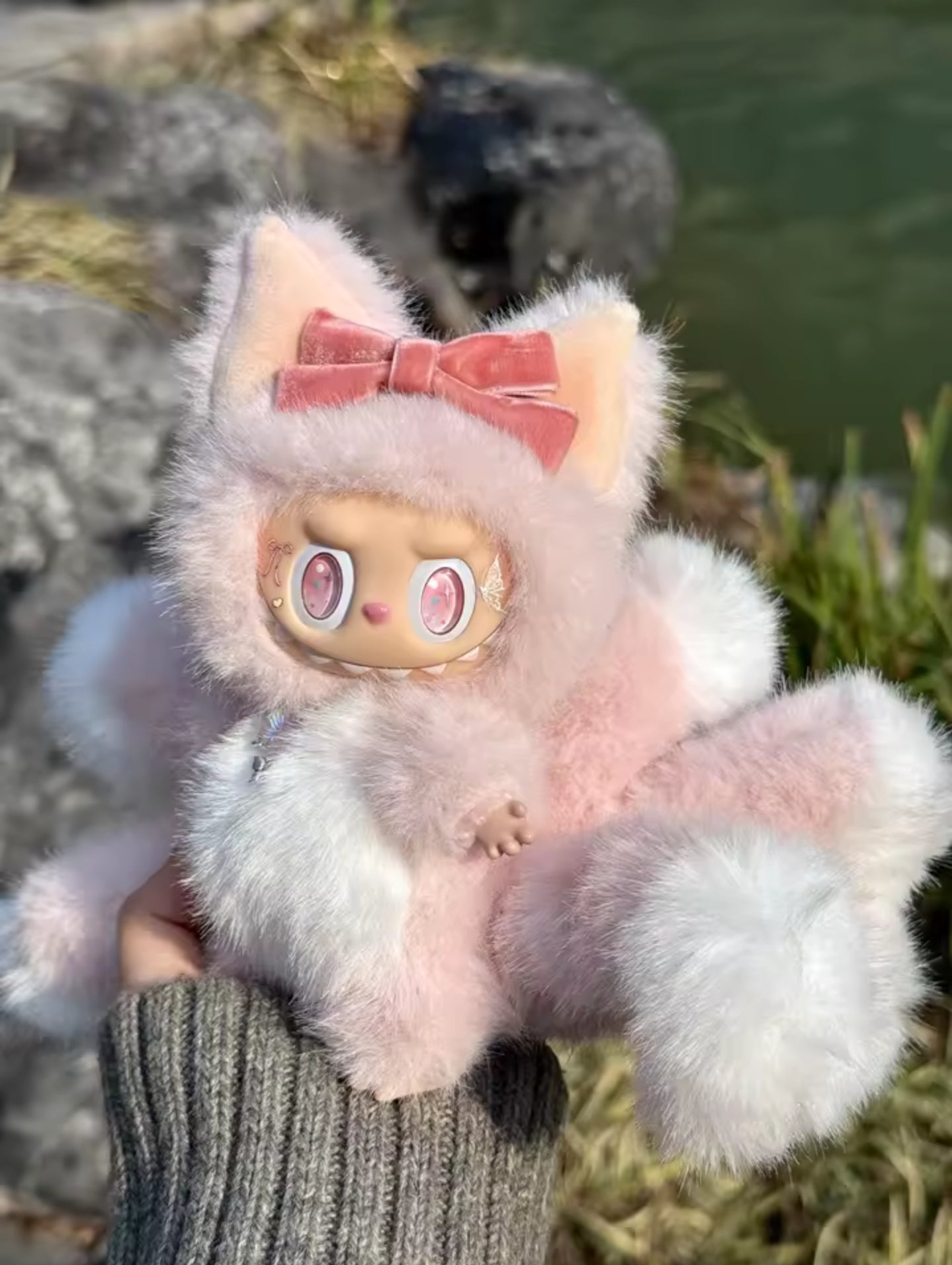 Custom Handmade Labubu 17cm Ninetail
