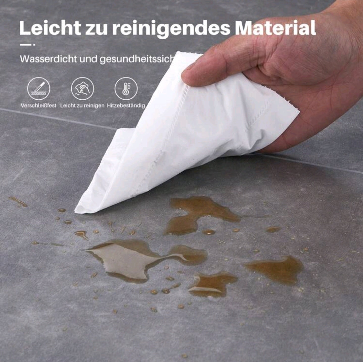 Esstisch 140cm 4bis6Sitzer Grau weiss