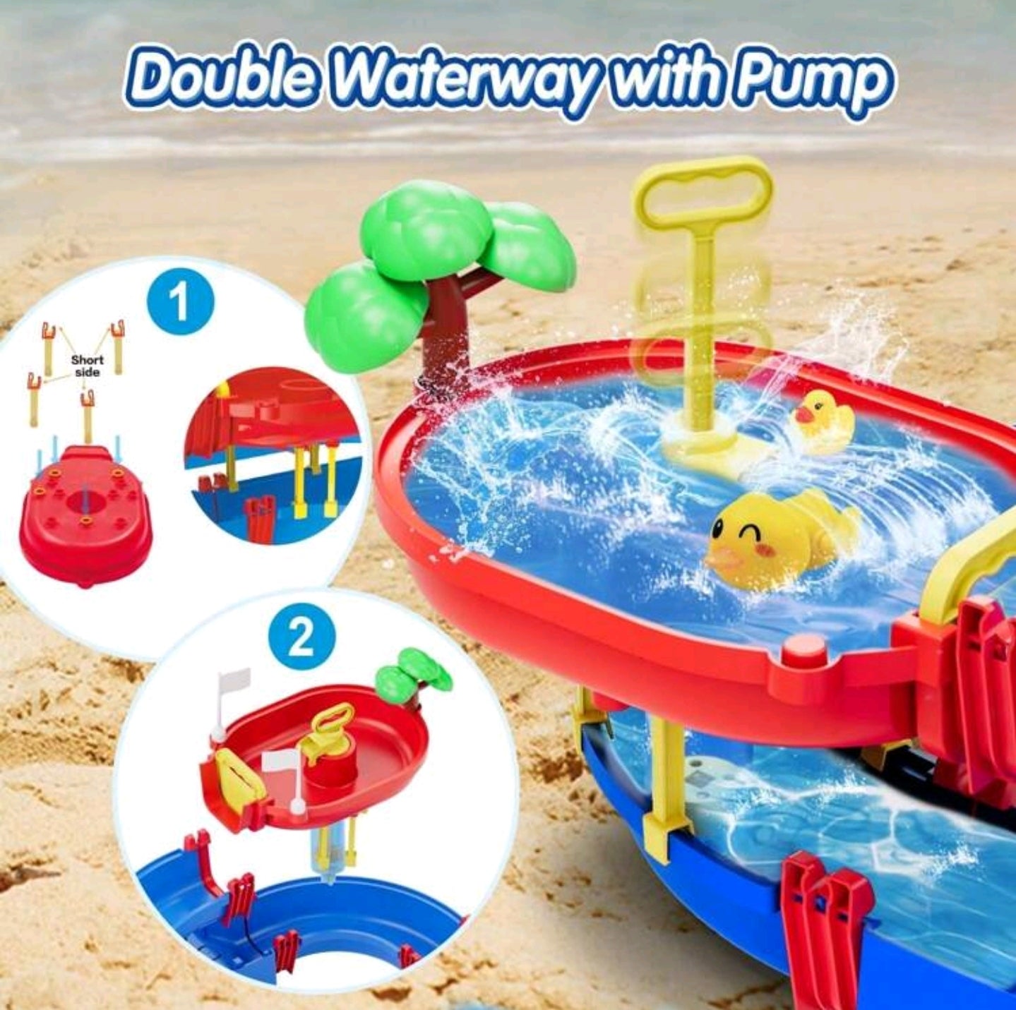 Kinder Wassertisch Wasserbahn Outdoorspielzeug