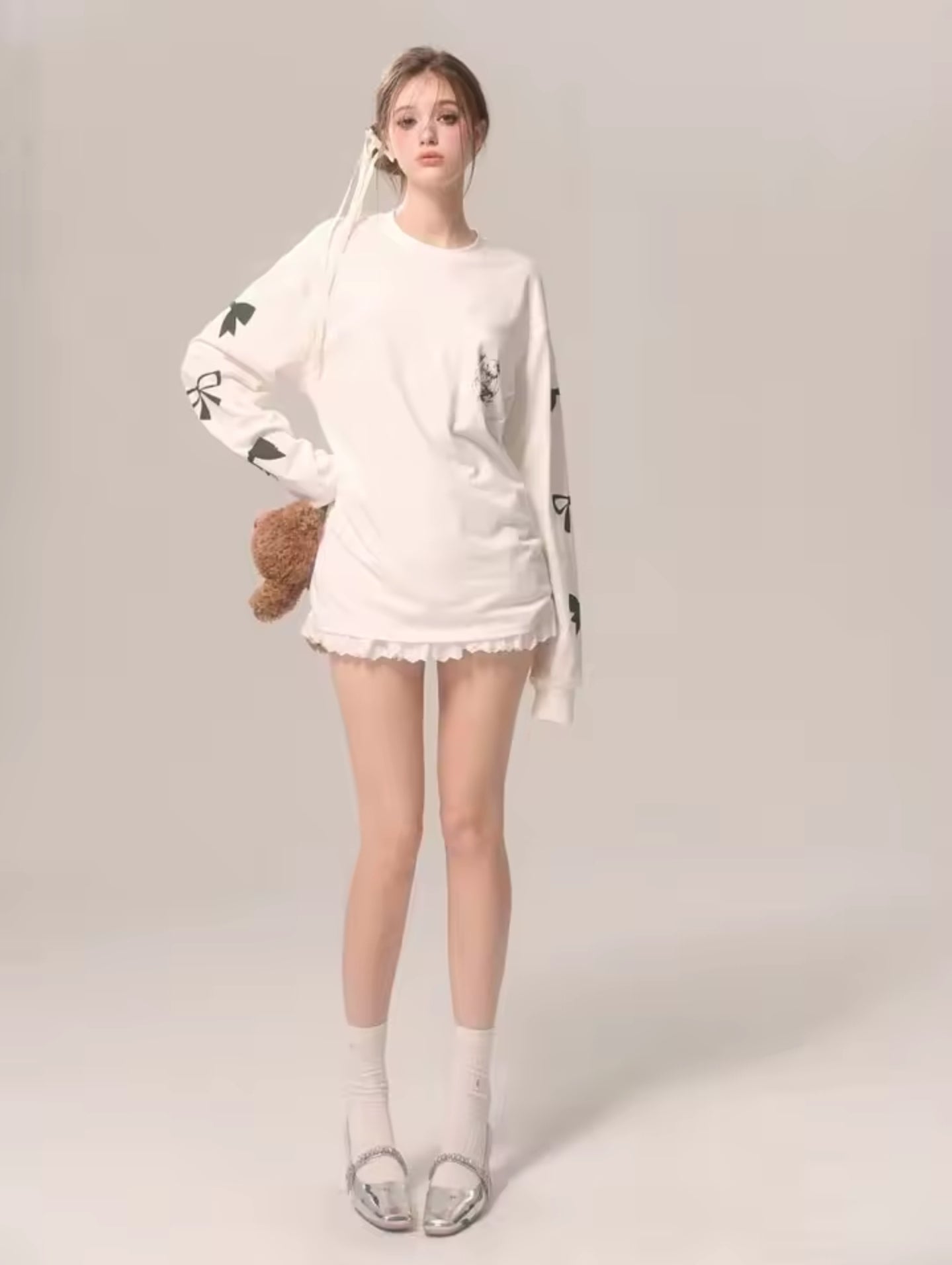 100% Cotton Baumwolle Damen Oberteil Sailor Moon Pullover Anime