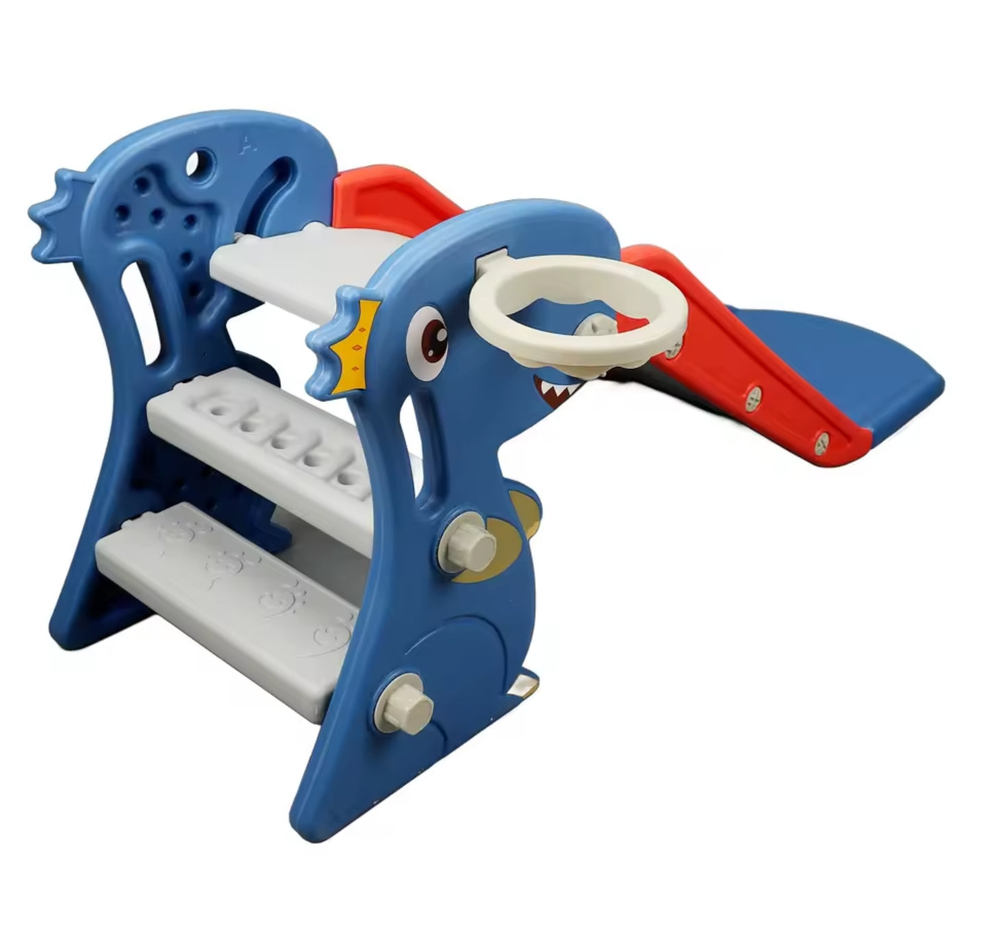 Faltbare Kinderrutsche Indoor Outdoor mit Dinomotiv