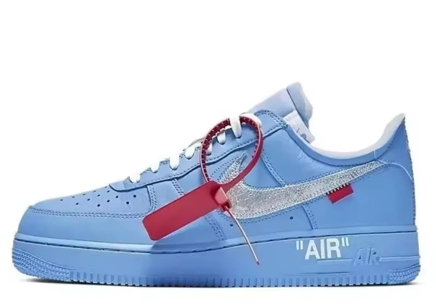 Nike Airforce 1 Laufschuh Unisex Damen und Herren un Hellblau