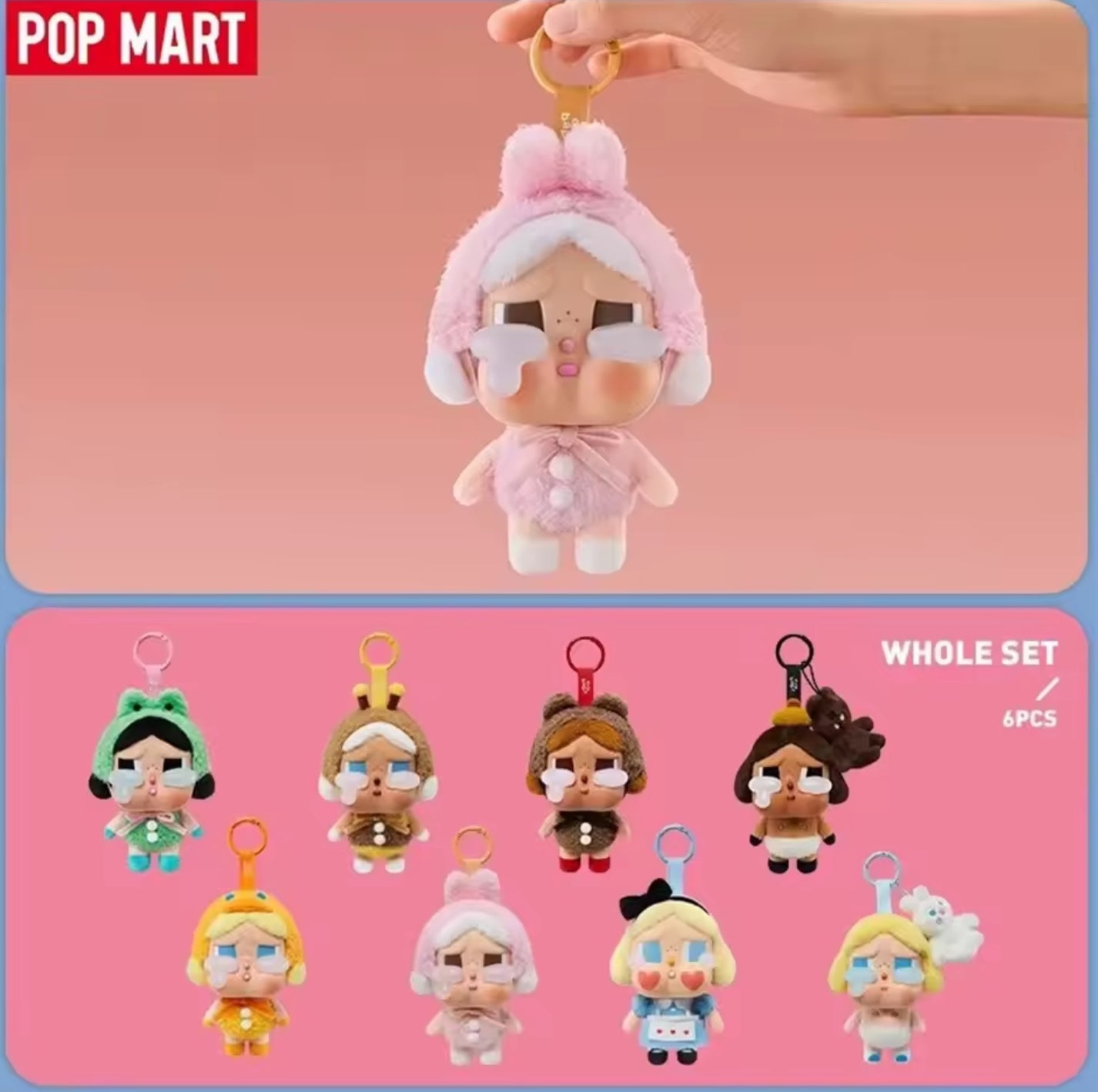 Original Pop Mart Crybaby Cryibg Again Blindbox