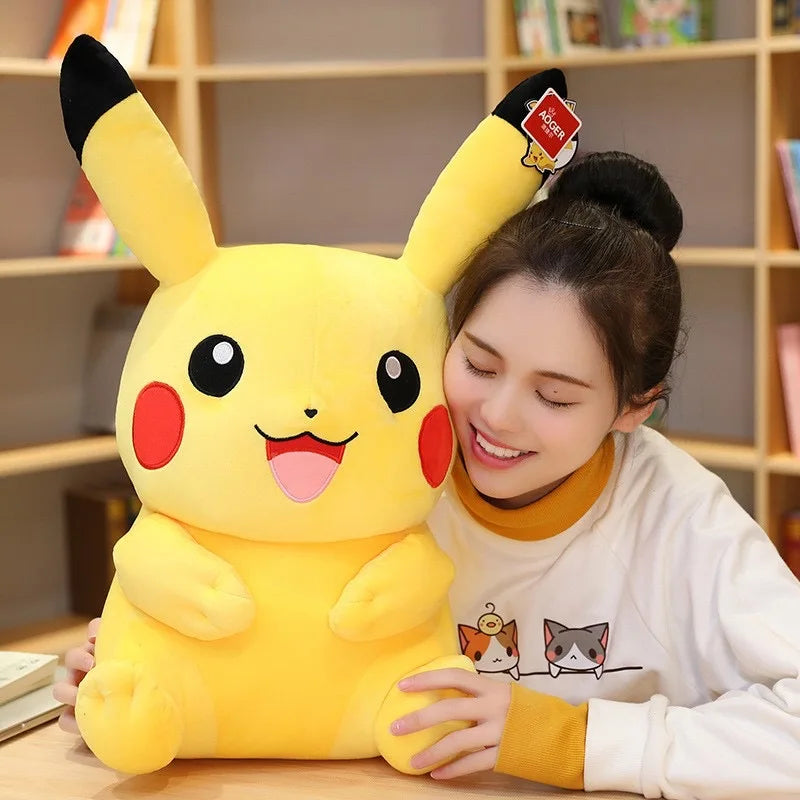 Pokemon Kawaii Pikachu Cute Gefüllte Spielzeuge Cartoon Plüsch Puppen Anime werfen Kissen zum Geburtstag Weihnachtsgeschenk für Kinder Freunde Jungen