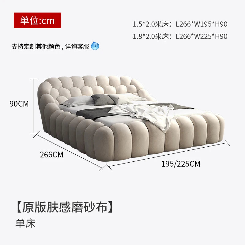 Floor European bedroom modern simple massage bed double sleep safe sofa multifunctional salon furniture