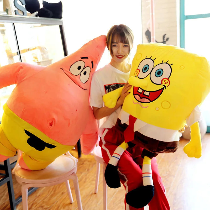 neue Big Size Cartoon Anime Spongebob Doll Plush Kids Spielzeug Plüschtiere  Home Decoration Pillow Geschenkspielzeug