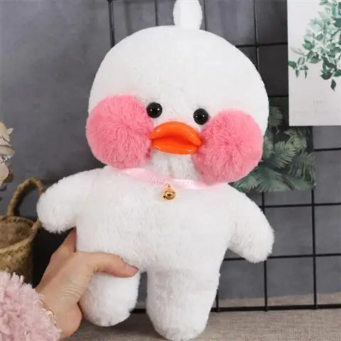 30cm Pato Plush Lalafanfan Fan Duck Cute Gefüllte Spielzeuge Gelbe Ente Hug Flifan Ente Kawaii Plushes Tier Plüschtiere Kissen Weichspielzeug