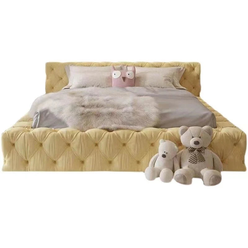 Queen Platform Double Bed Nordic Elegant Pretty Frame Beds Bedroom Sets Luxury Lit 2 Person Furniture