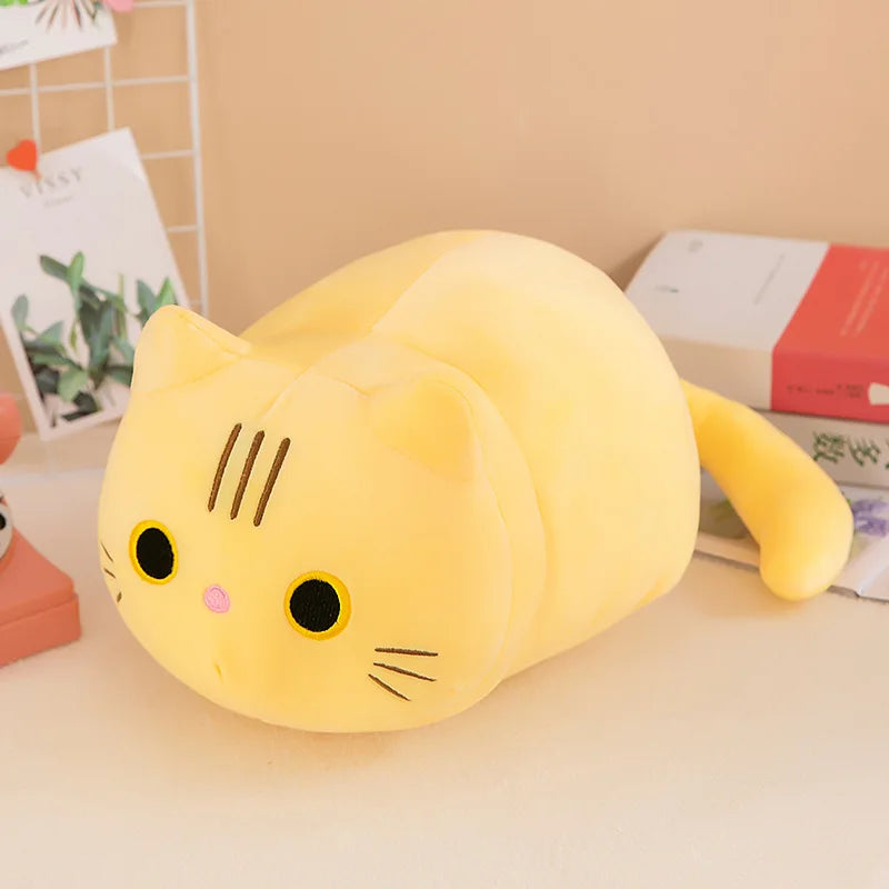 Plüsch Katze Spielzeug Soft Cute Brown Gefüllte Tier Katze Kissen Kinder Studenten Spielzeug  Geschenk Kinder Home Textil
