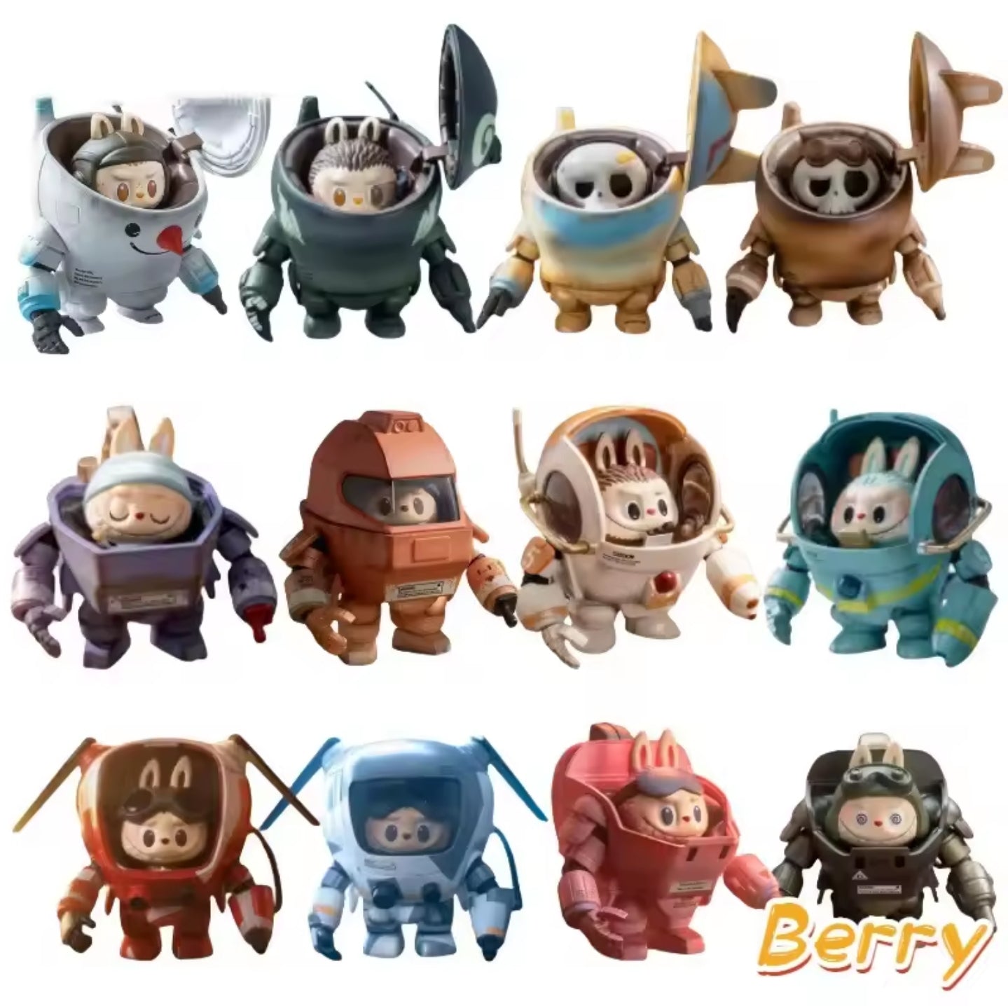 Pop Mart Original Labubu The Monsters Blindbox Kow Yokoyama Ma.K. Maschinen Krieger