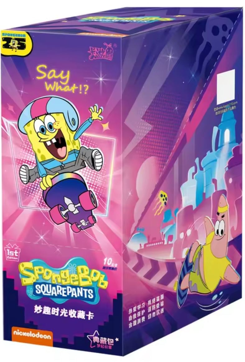 Kayou Original Sammelkarten Spongebob Fun Times Series 1 Display 18 Boosterpacks