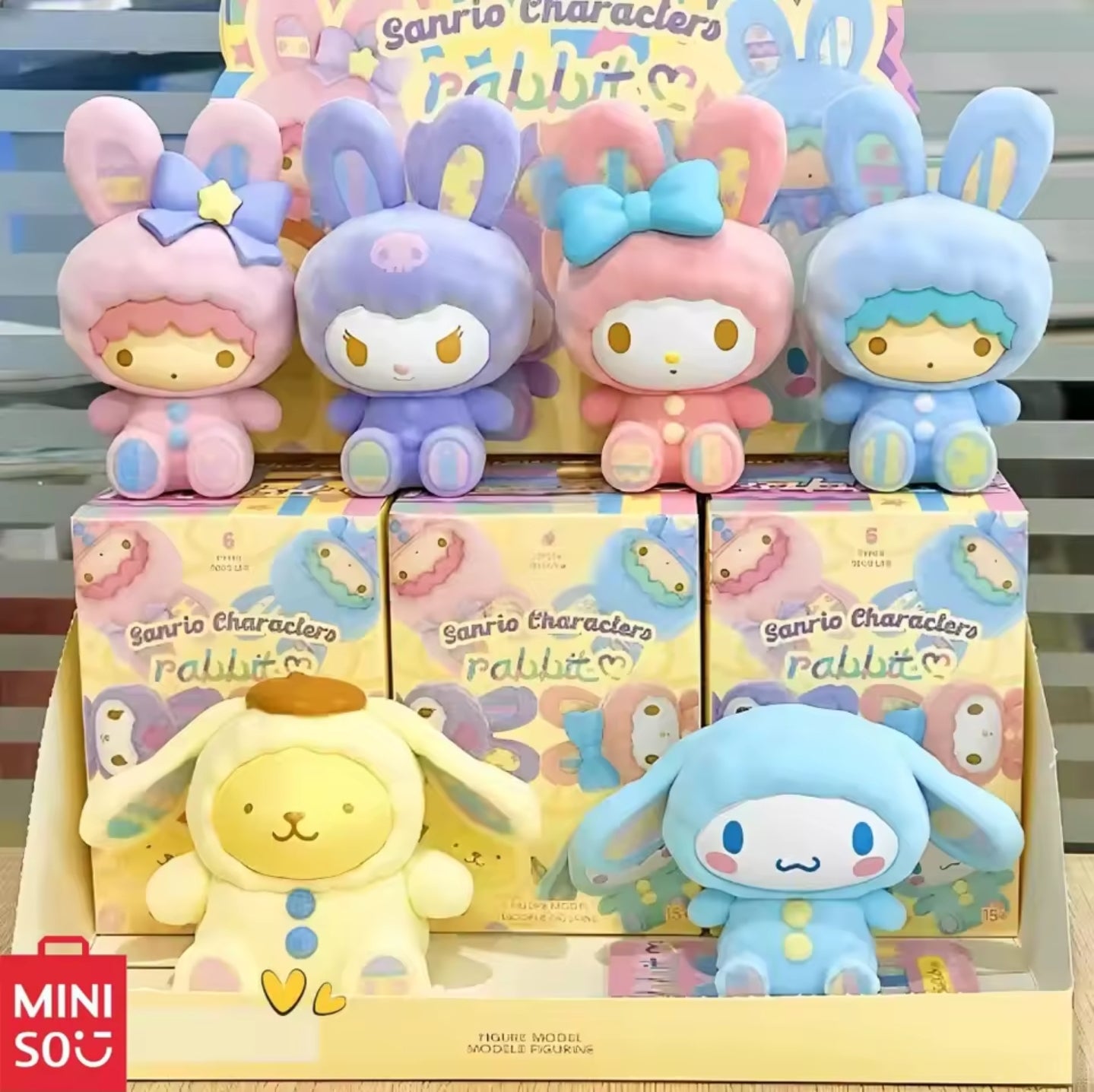 Miniso Sanrio Plüschfiguren Sammelfiguren Blindbox