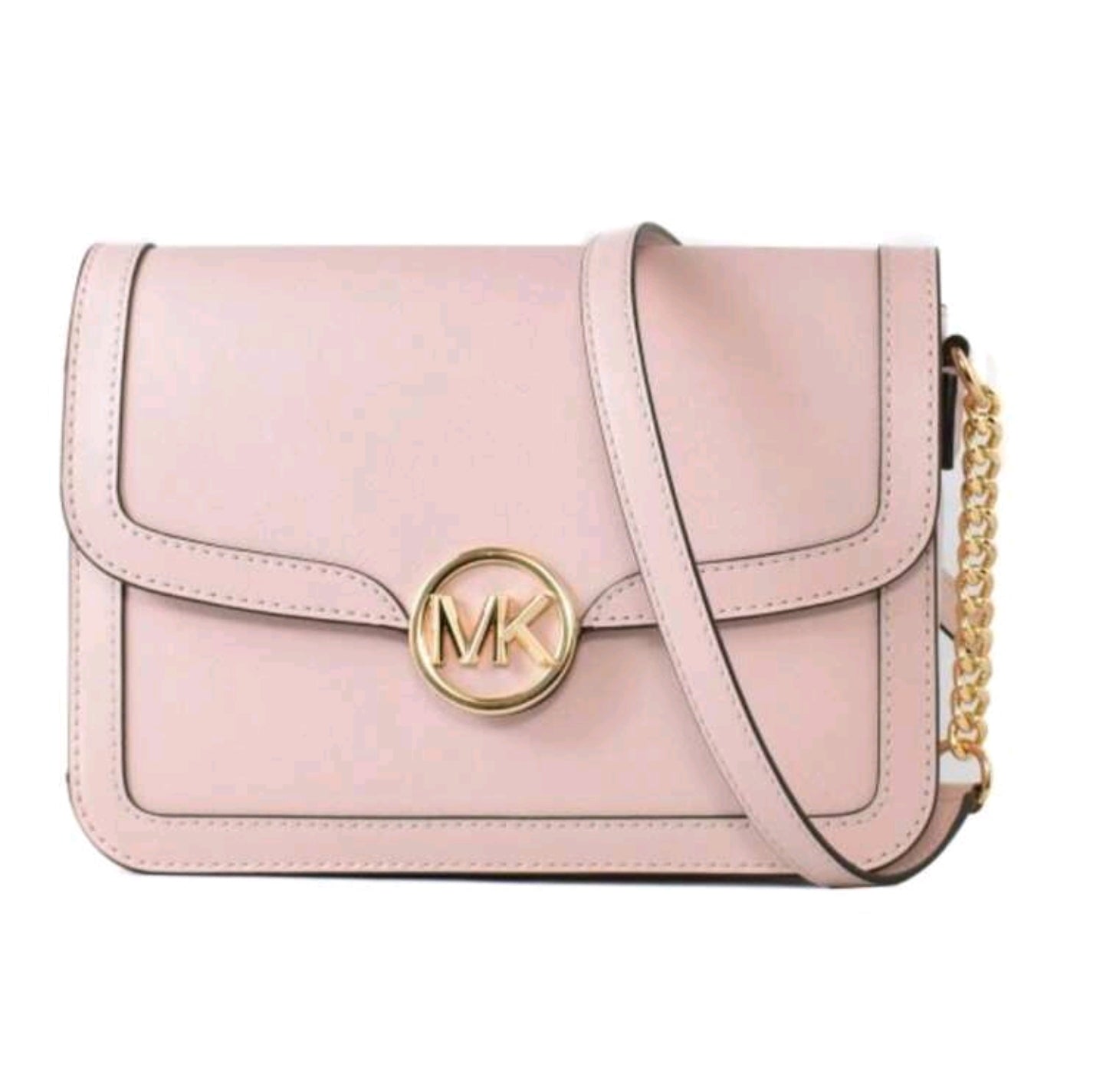 Michael Kors Umhängetasche Rosa Flap Bag Verschluss