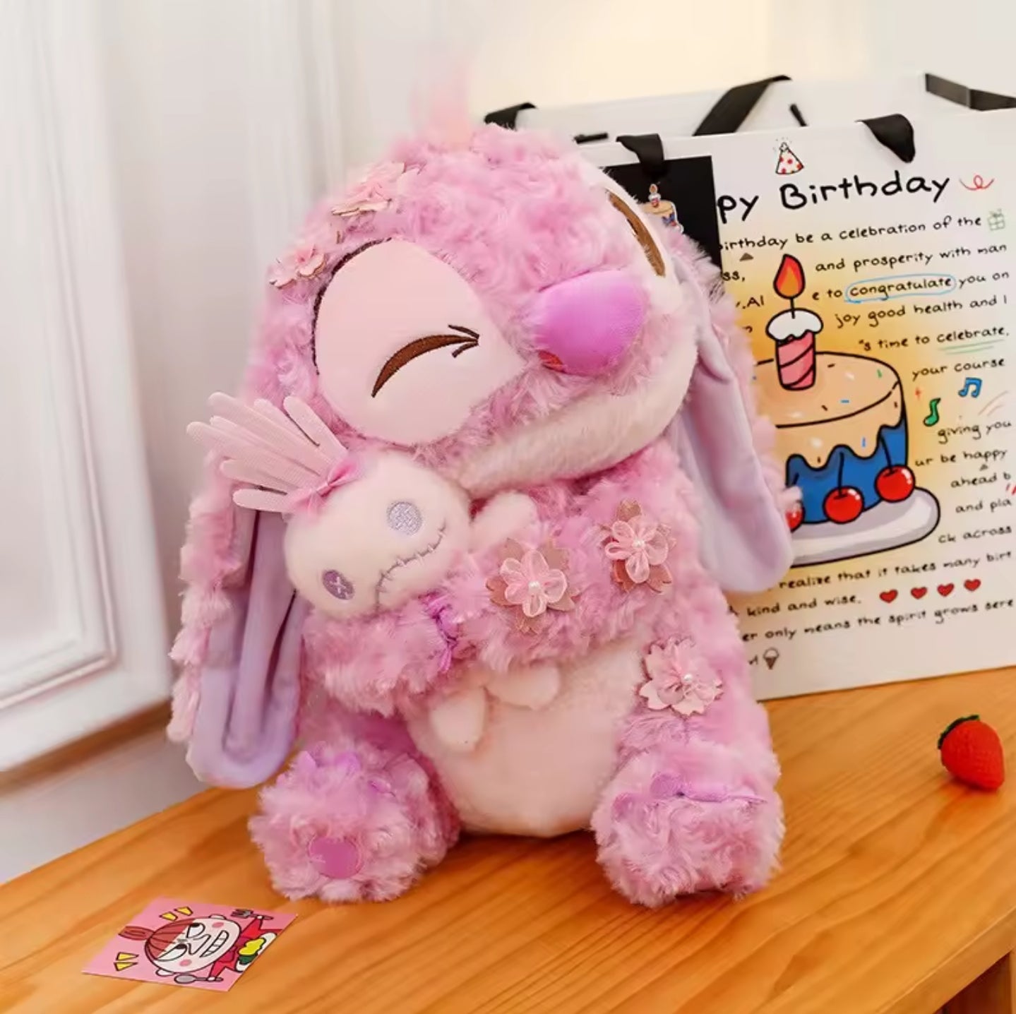 Disney Stitch Kuscheltier Plüsch 45 oder 60cm Sakura Edition