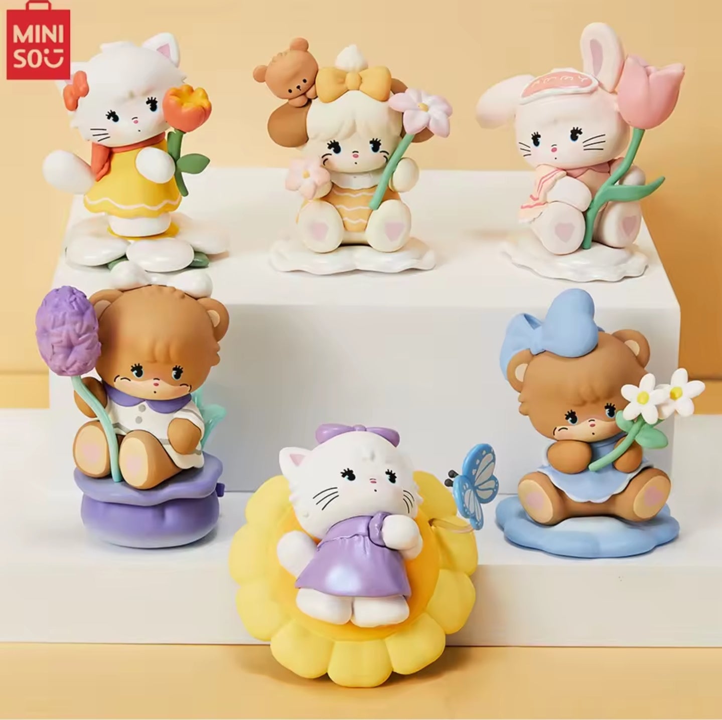 Miniso Mikko Blume Blindbox Kawaii Handgemacht