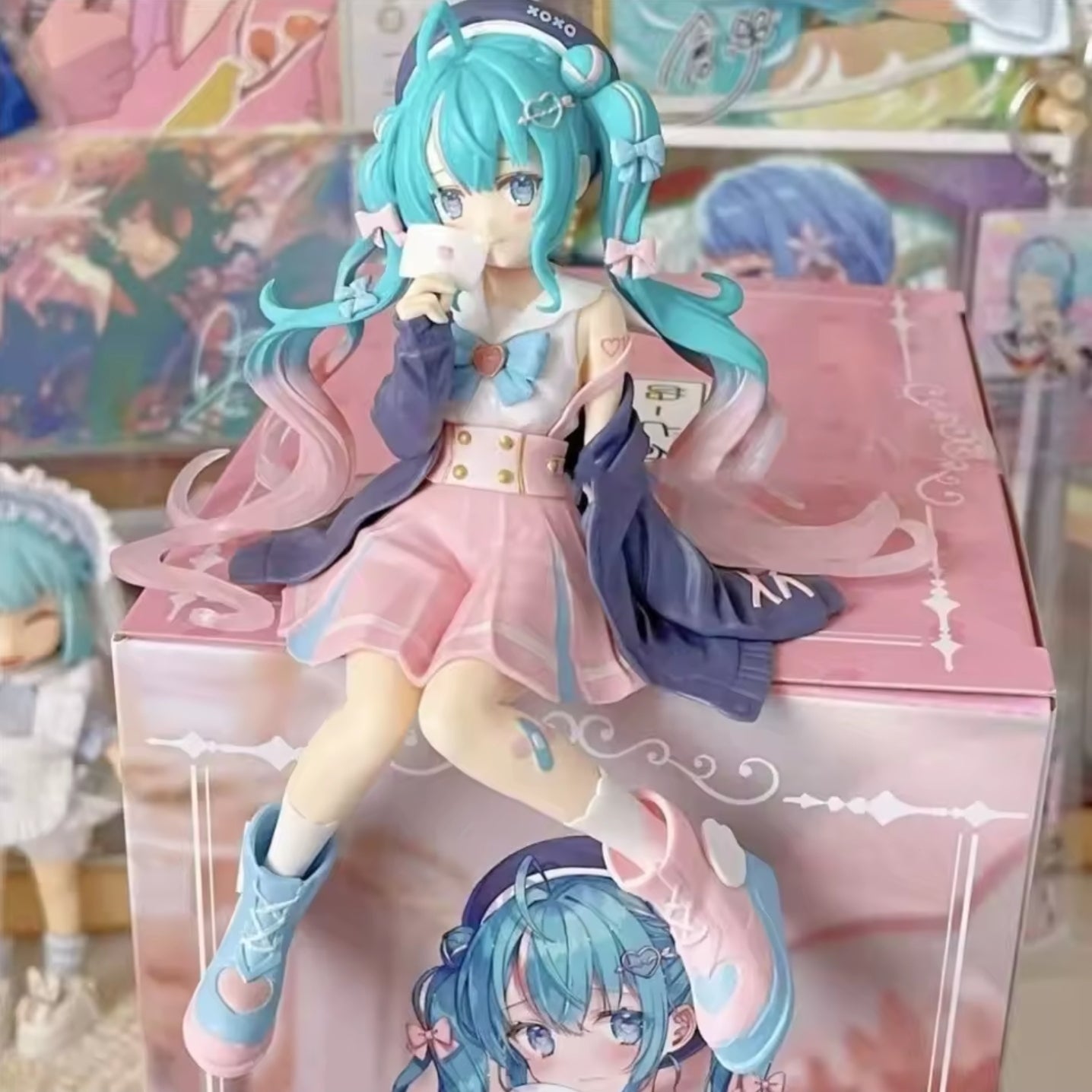 Hatsune Miku Sammelfigur Pvc 11cm Anime Modell handgemacht
