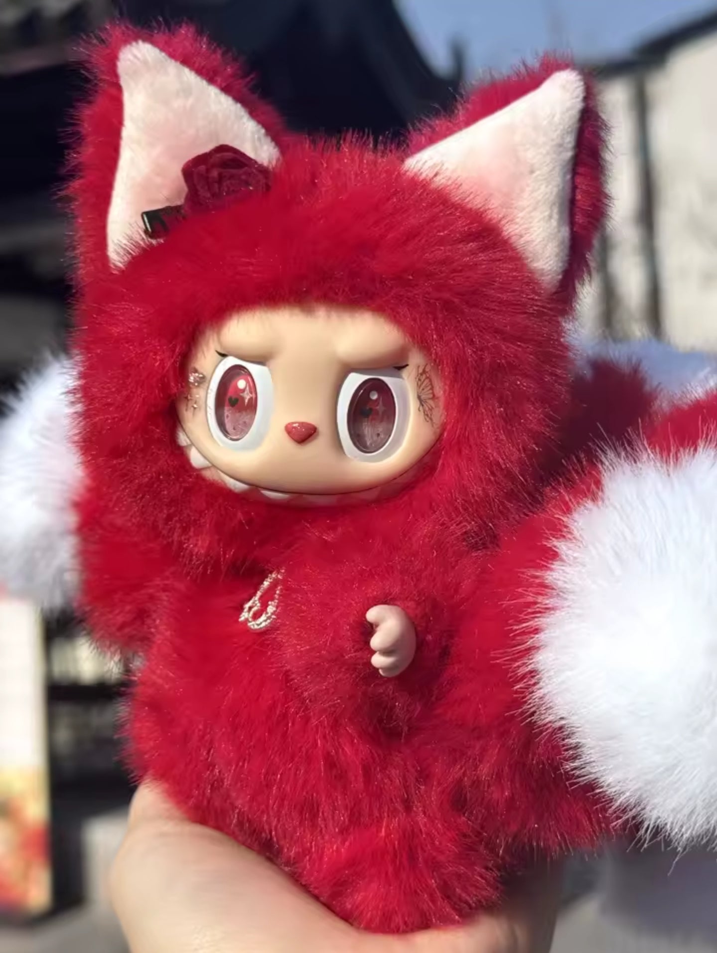 Custom Labubu 17cm Ninetails Sonderanfertigung Sammlerstück