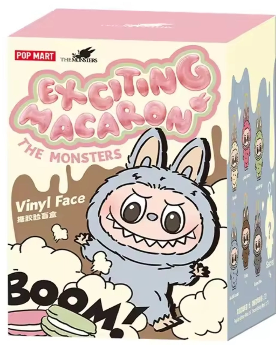 Original Pop Mart Blindbox Labubu Exciting Macaron