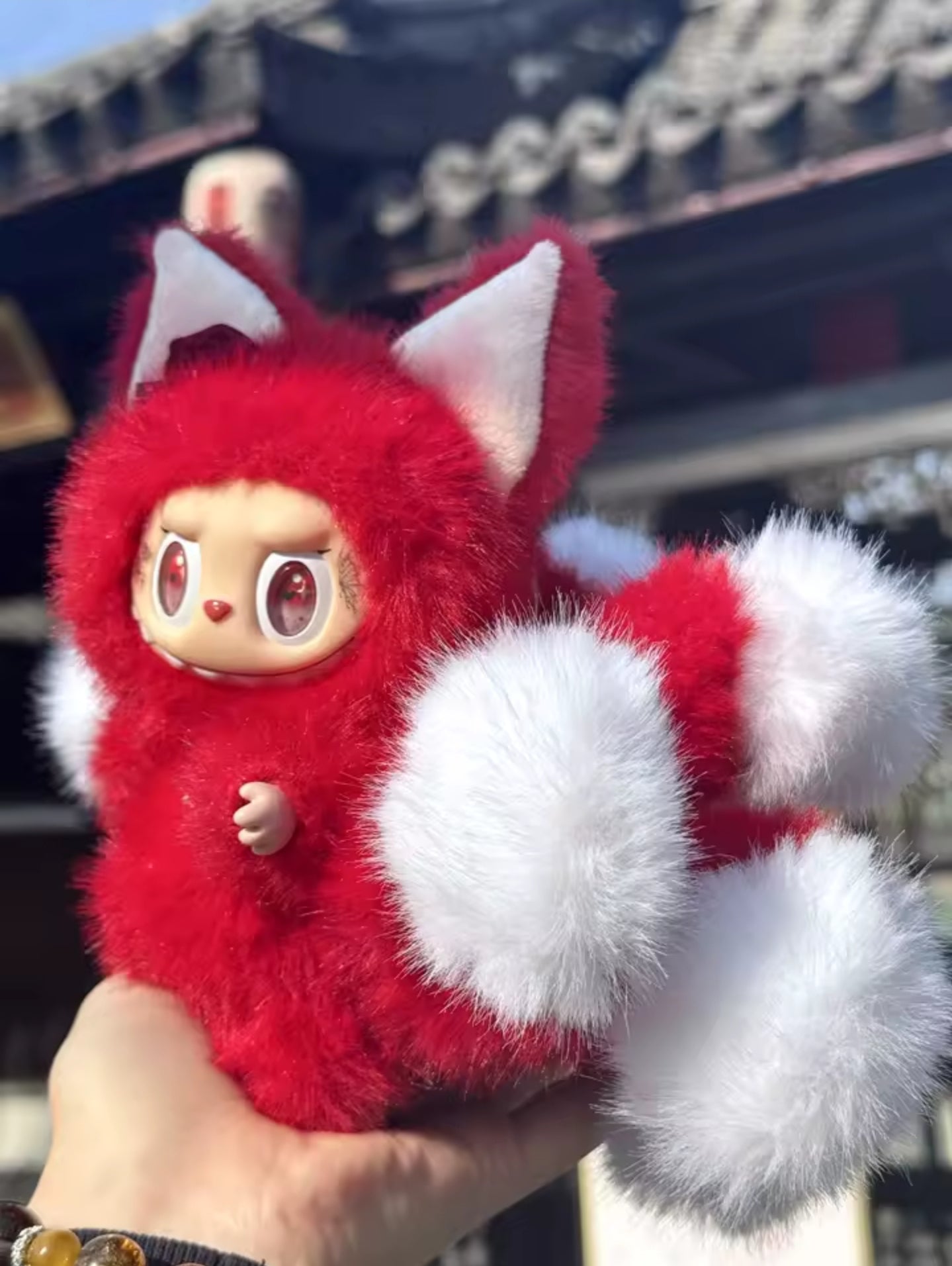 Custom Labubu 17cm Ninetails Sonderanfertigung Sammlerstück