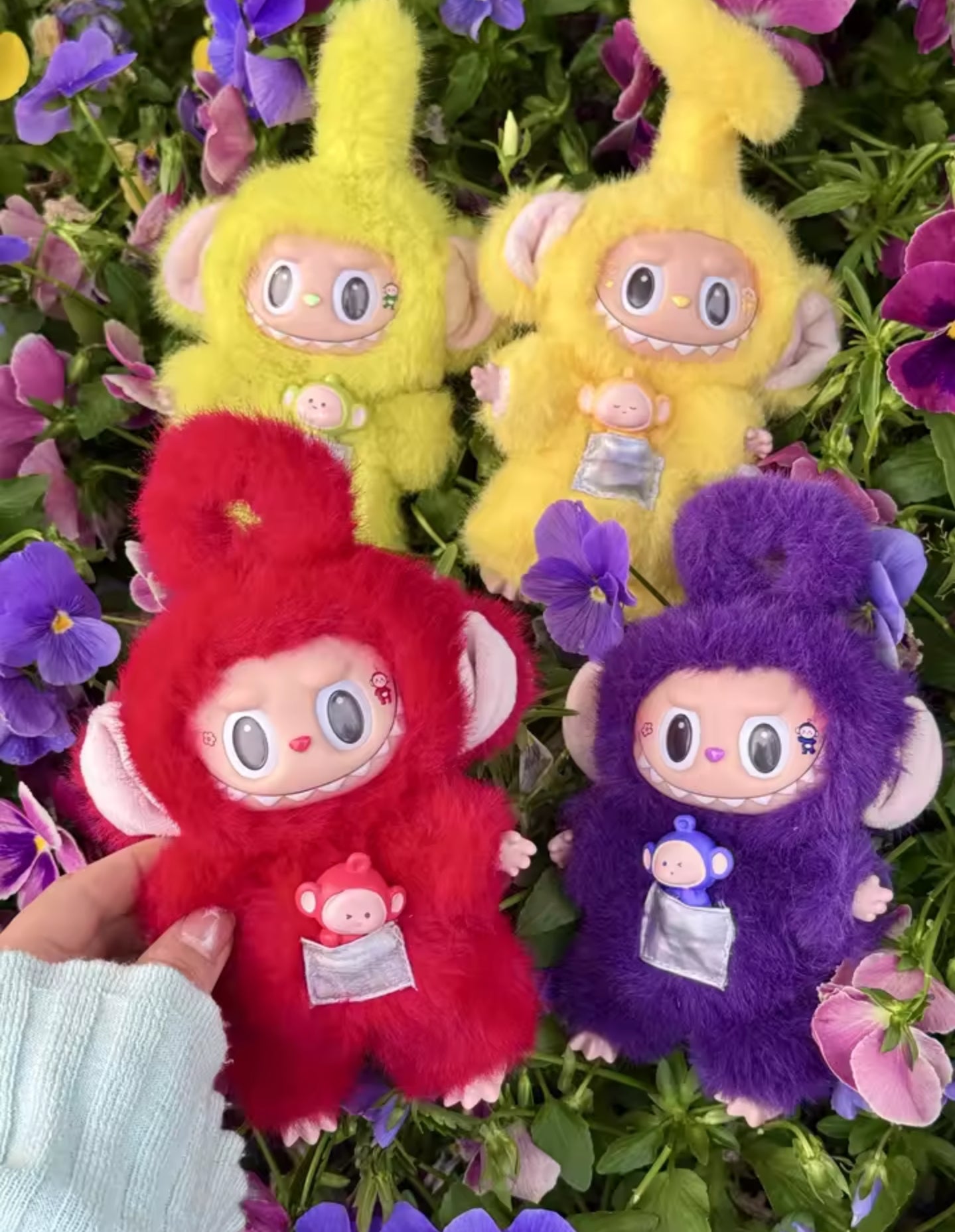 Authentische Labubus x Teletubbies Sammlerstücke