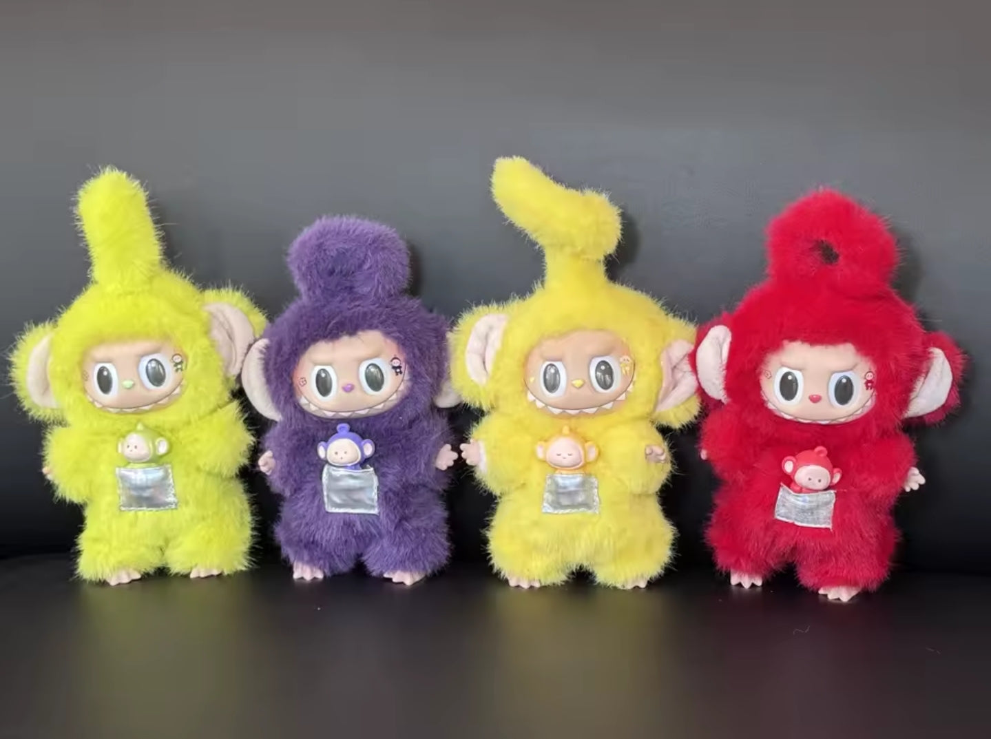 Authentische Labubus x Teletubbies Sammlerstücke